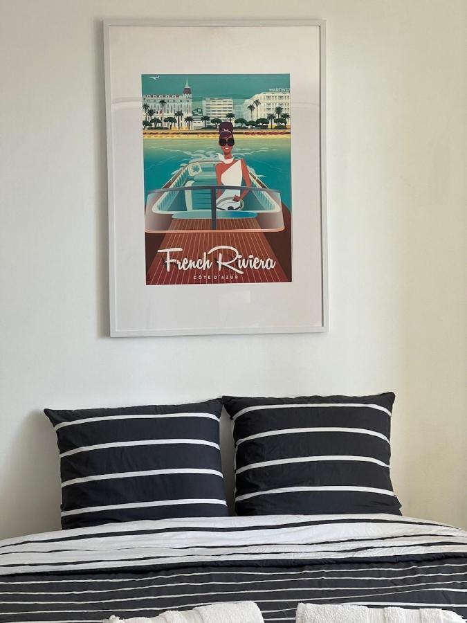 Seafront - Beautiful Flat With Aircon And Comfortable Loggia Vallauris Esterno foto